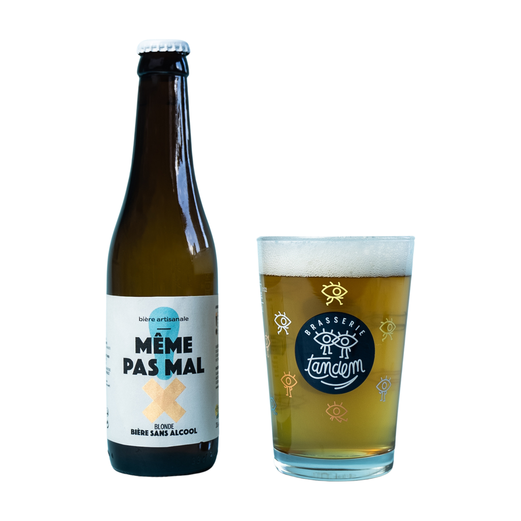 [TA-SA33] 33cl - Même pas mal - Blonde sans acool 0,5° (non bio, réemploi) - Brasserie Tandem
