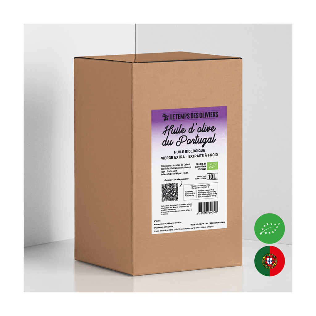 [TP-1A418] 10l - Huile d'olive vierge extra Portugal Azeites do cobral bio - Le Temps des Oliviers