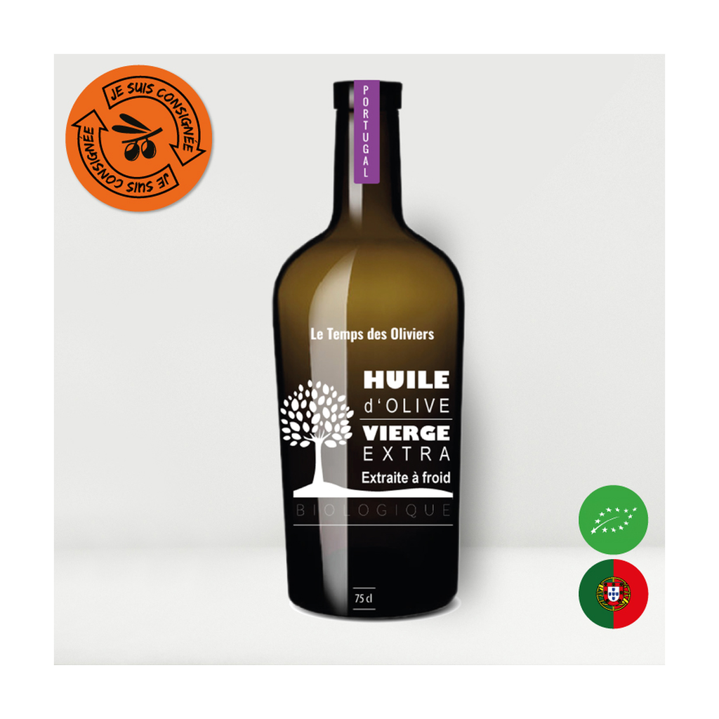 [TP-1A403] 50cl - Huile d'olive vierge extra Portugal bio (réemploi) - Le Temps des Oliviers