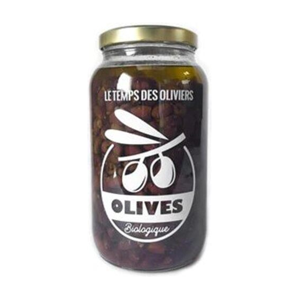 [TP-1B615] 2,6kg - Olives kalamata dénoyautés bio - Le Temps des Oliviers