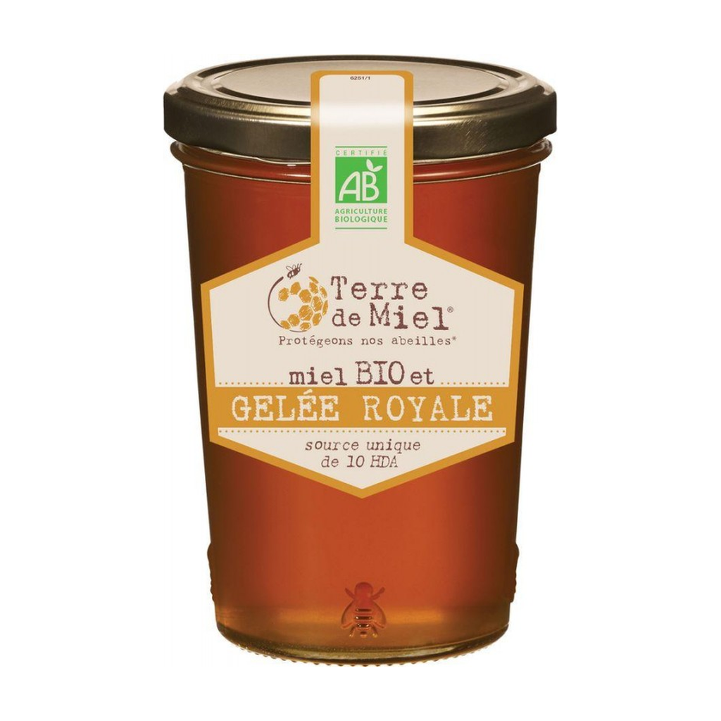 [TM-MIEL-MGEL500] 500g - Miel et gelée royale bio - Terre de Miel