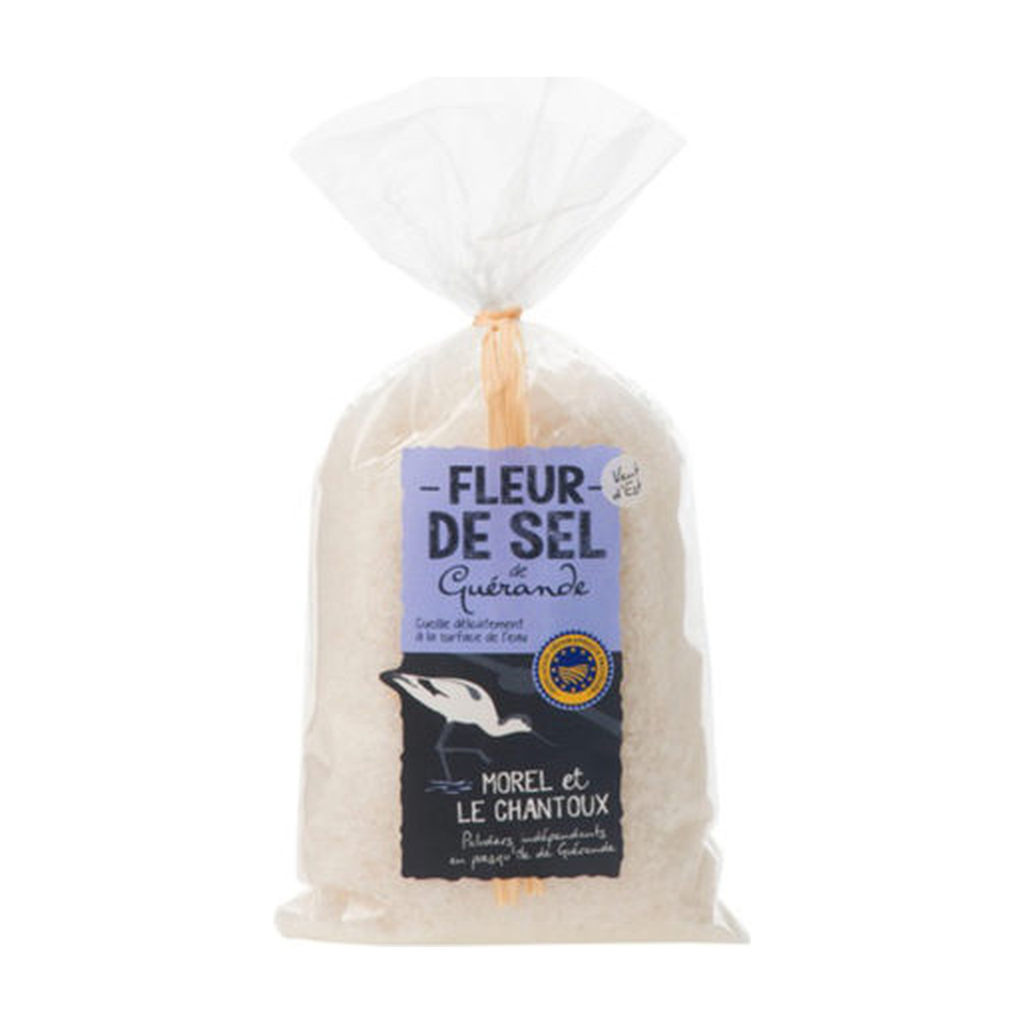 [AS-FLEURSEL250] 250g - Fleur de sel de Guérande IGP en sachet - L'Atelier du Sel