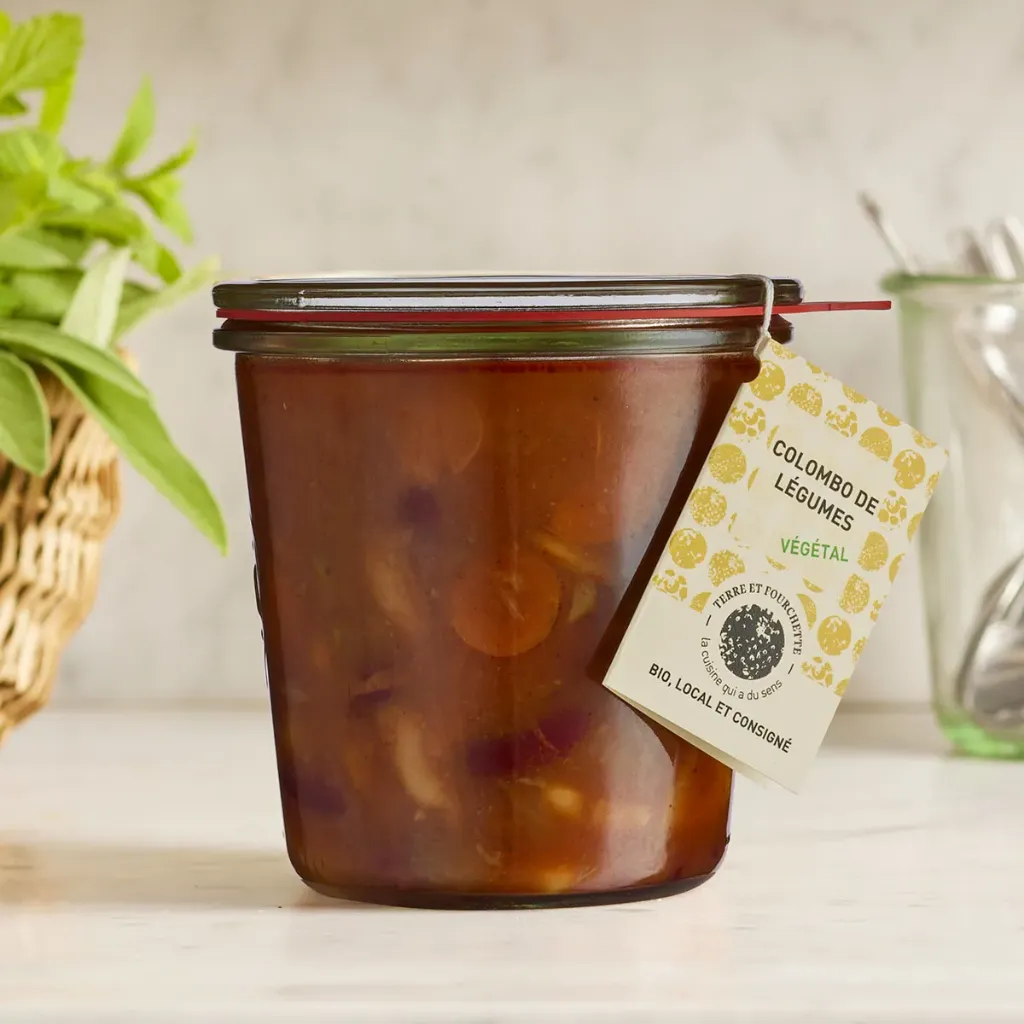 [TF-COL500] 500g - Colombo de légumes bio (consigné) - Terre et Fourchette
