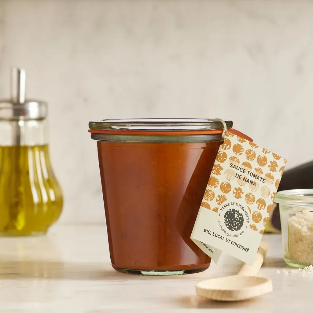 [TF-SAUCTOM250] 250g - Sauce tomate de Nana bio (consigné) - Terre et Fourchette