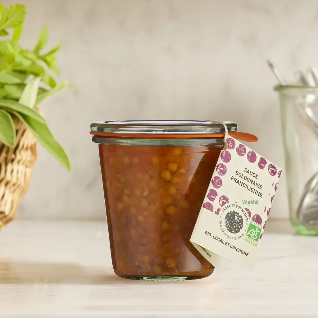 [TF-SAUCBOL250] 250g - Sauce bolognese végétale bio (consigné) - Terre et Fourchette