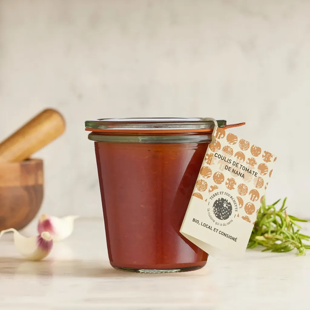 [TF-COULTOM240] 240g - Coulis de tomate de Nana bio (consigné) - Terre et Fourchette