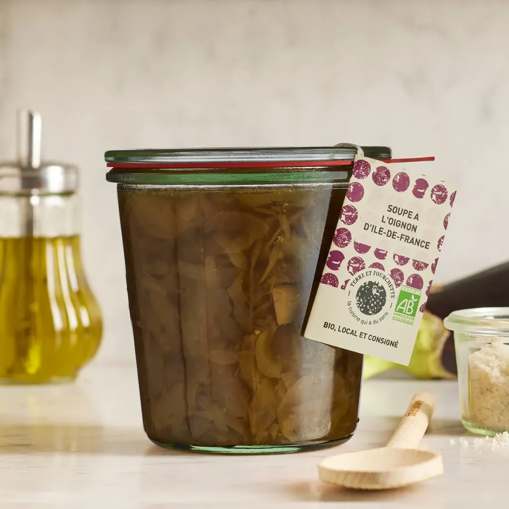 [TF-SOUPOIG500] 500g - Soupe à l'oignon à diluer bio (consigné) - Terre et Fourchette