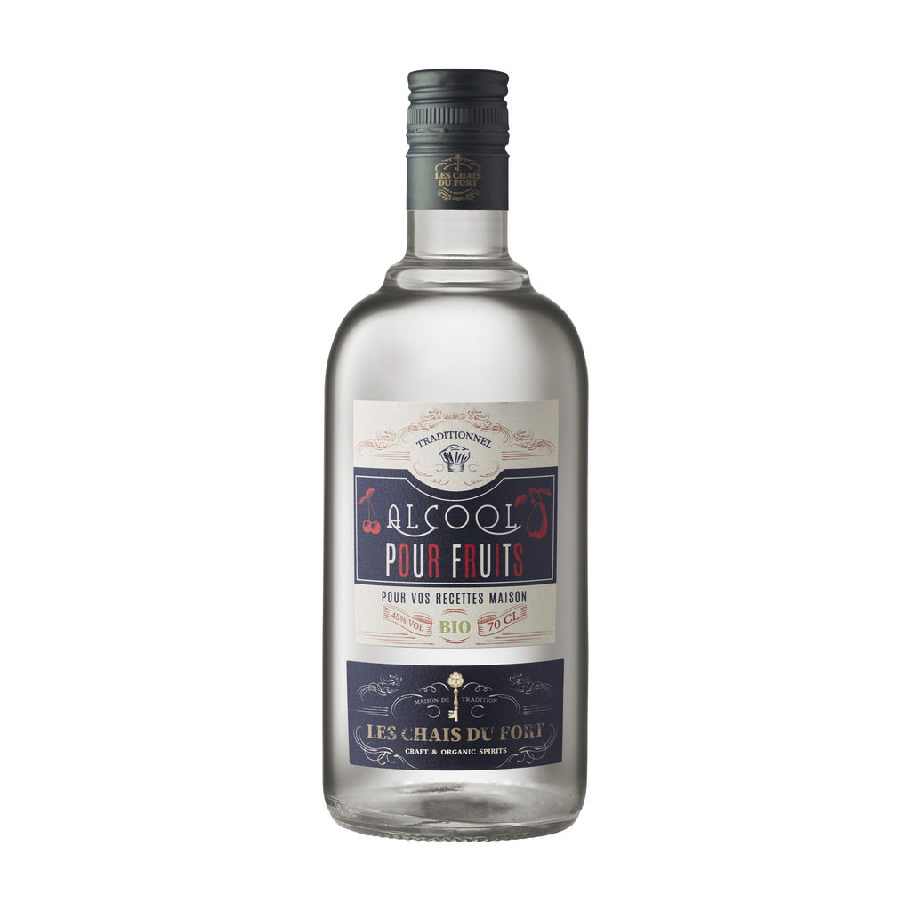 [JA-ALCFRUITS70] 70cl - Alcool pour fruits 45° bio - Les Chais du Fort