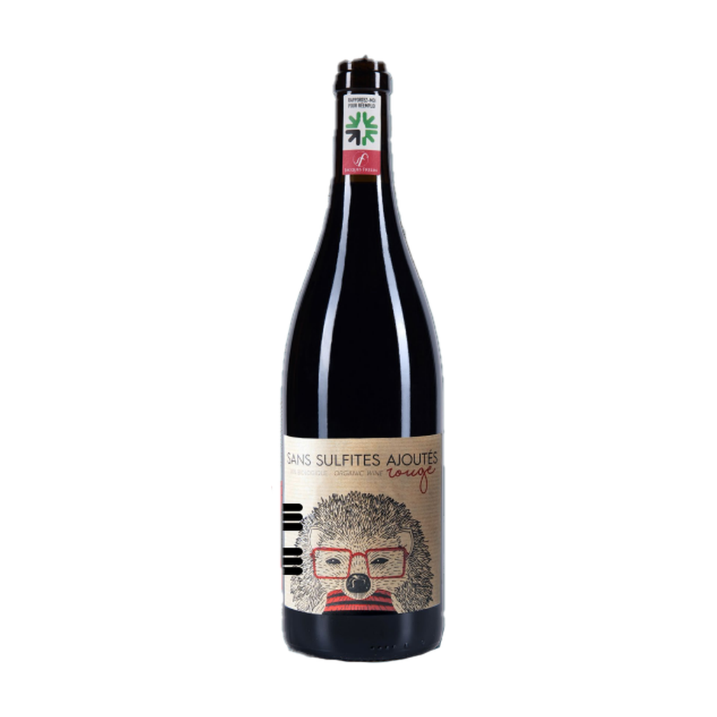 75cl - Vin de France rouge Hérisson Merlot SANS SULFITES bio (REEMPLOI) - Terroirs Vivants (Jacques Frelin)