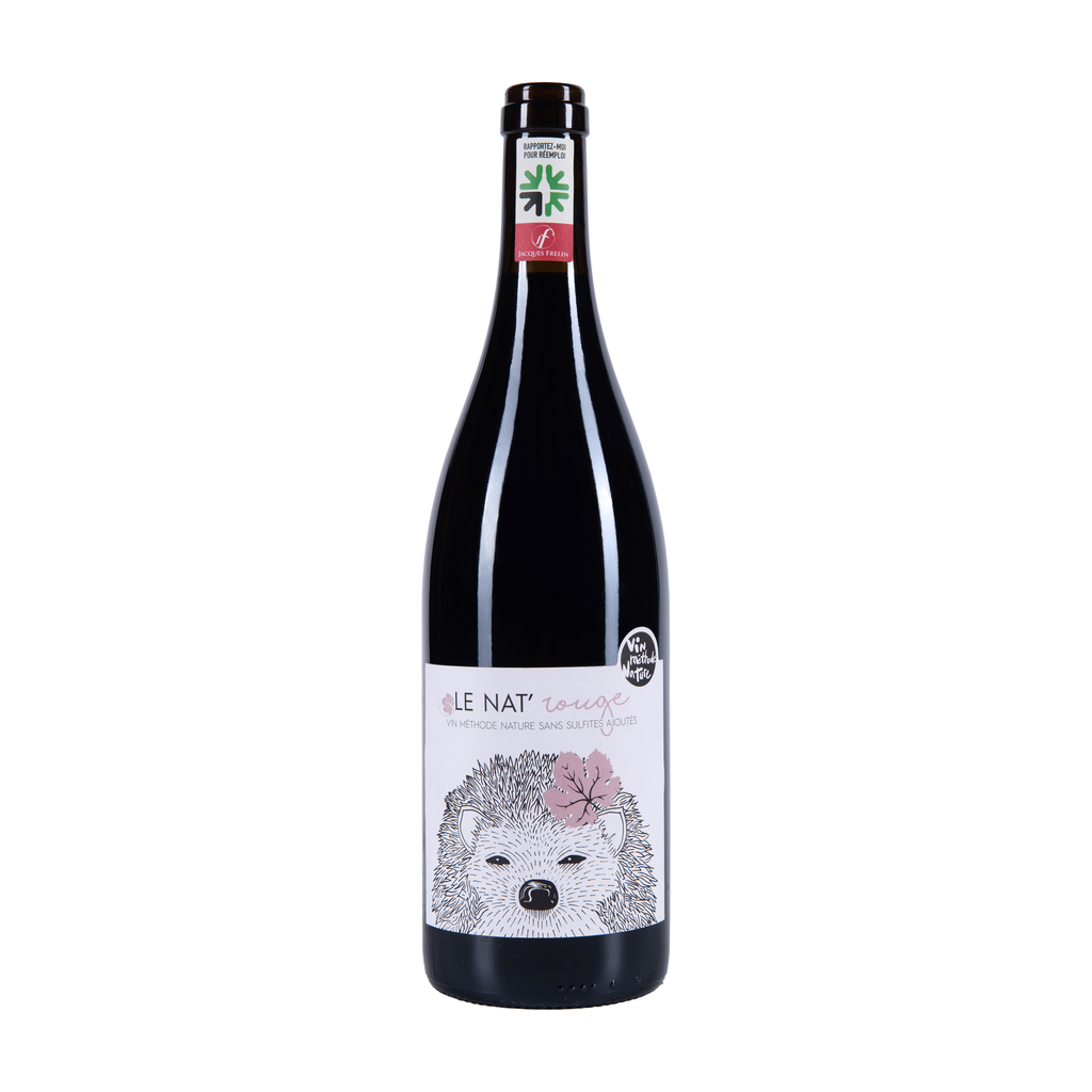 75cl - Vin de France rouge Hérisson Le Nat' (sans sulfite ajouté, réemploi) Demeter bio - Terroirs Vivants (Jacques Frelin)