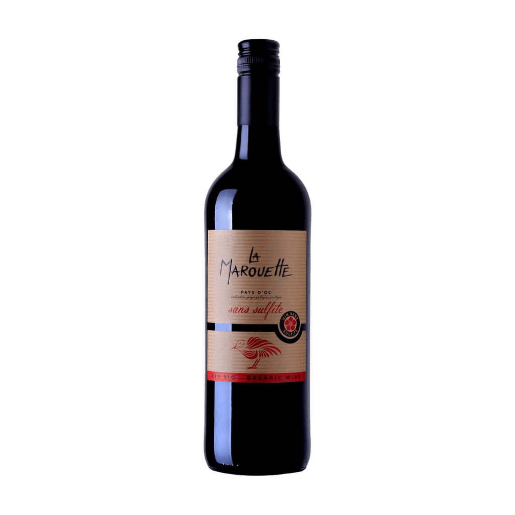 75cl - IGP d'Oc rouge La Marouette Merlot sans sulfite ajouté bio - Terroirs Vivants (Jacques Frelin)