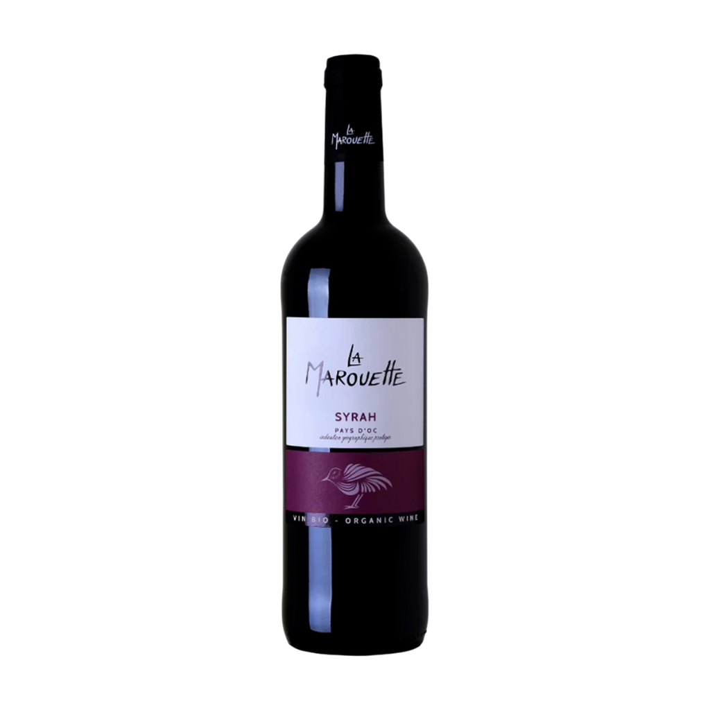 75cl - IGP d'Oc rouge Syrah mono cépage La Marouette bio - Terroirs Vivants (Jacques Frelin)
