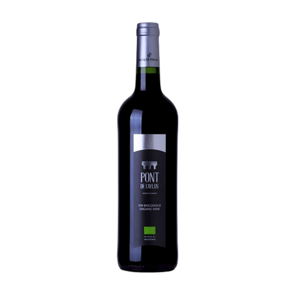 75cl - IGP du Gard rouge Pont de Caylus bio - Terroirs Vivants (Jacques Frelin)