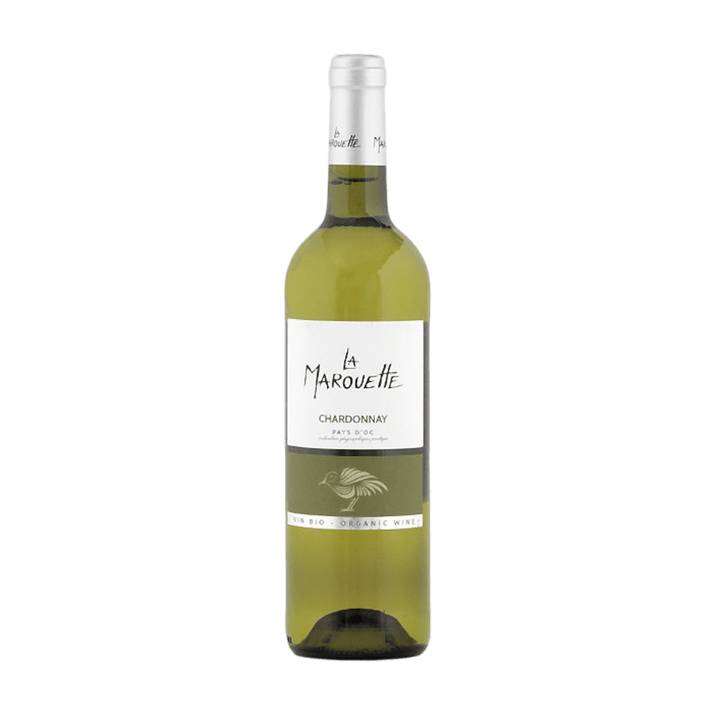 75cl - IGP d'Oc blanc Chardonnay mono cépage La Marouette bio - Terroirs Vivants (Jacques Frelin)
