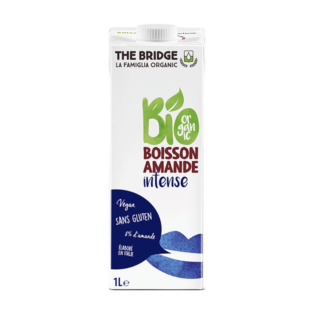 [TB-BOISAMAN1L] 1l - Boisson Amande Intense 8% bio - The Bridge