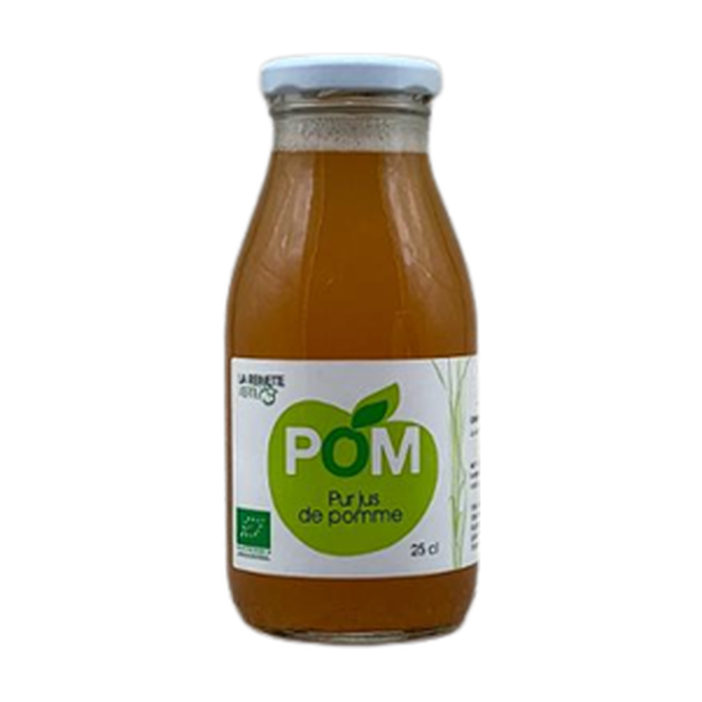 25cl - Pur jus de pomme bio - La Reinette