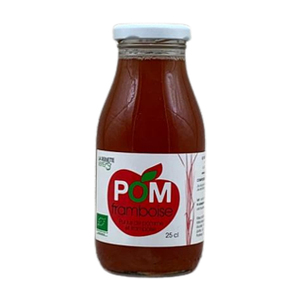25cl - Jus pomme-framboise bio - La Reinette
