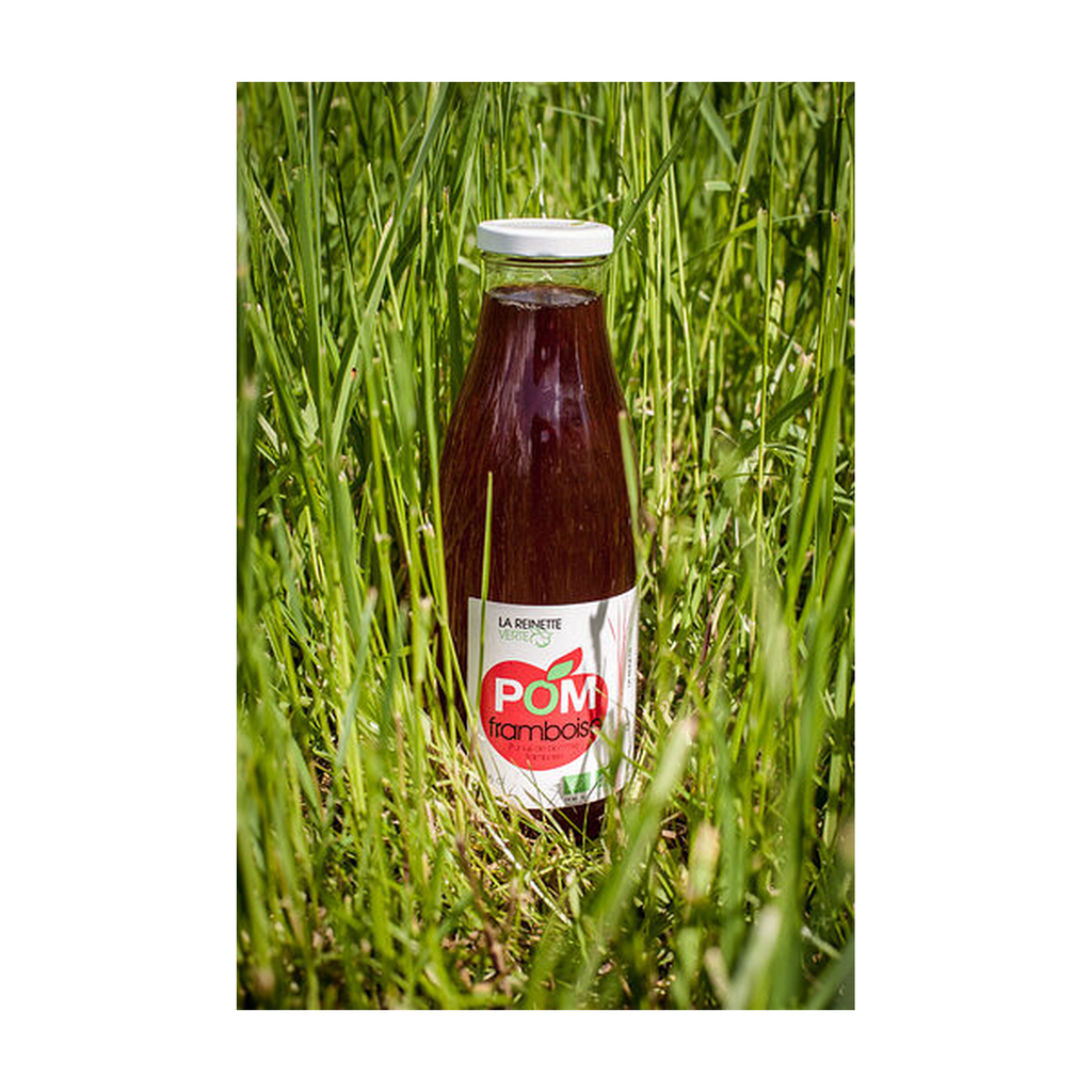 75cl - Jus pomme-framboise bio - La Reinette