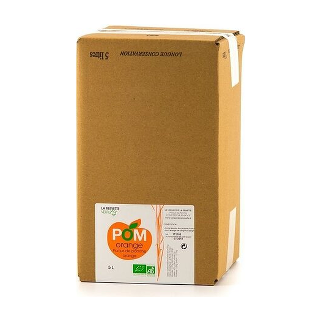 5l - Pur jus d'orange bio - La Reinette