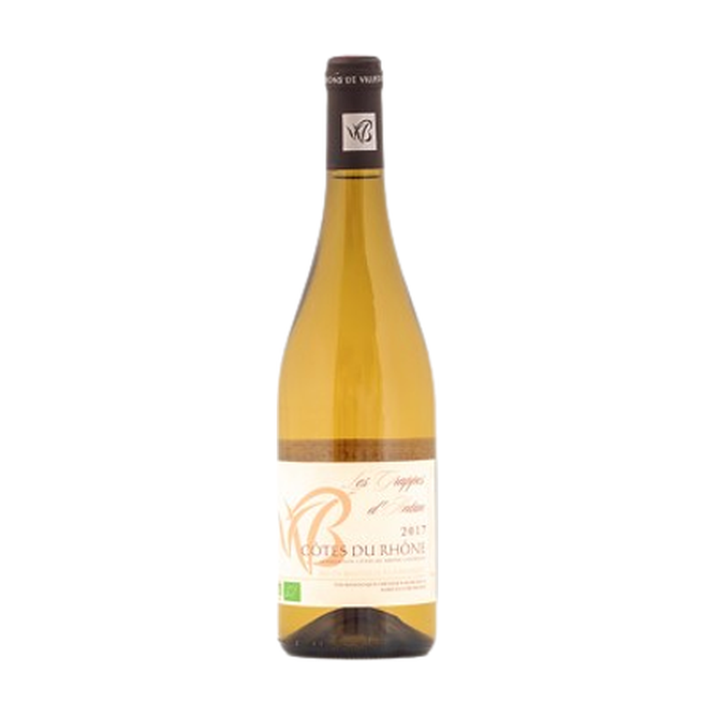 75cl - AOC Côtes du Rhône blanc sec bio - Les Grappes d'Antan