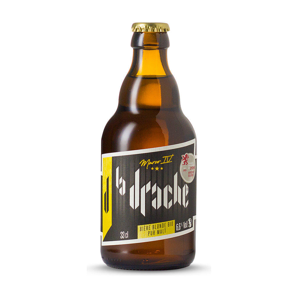 [WB-MARCO33] 33cl - La Drache Marco IV - Blonde 6,6° bio (réemploi) - Wattbeer