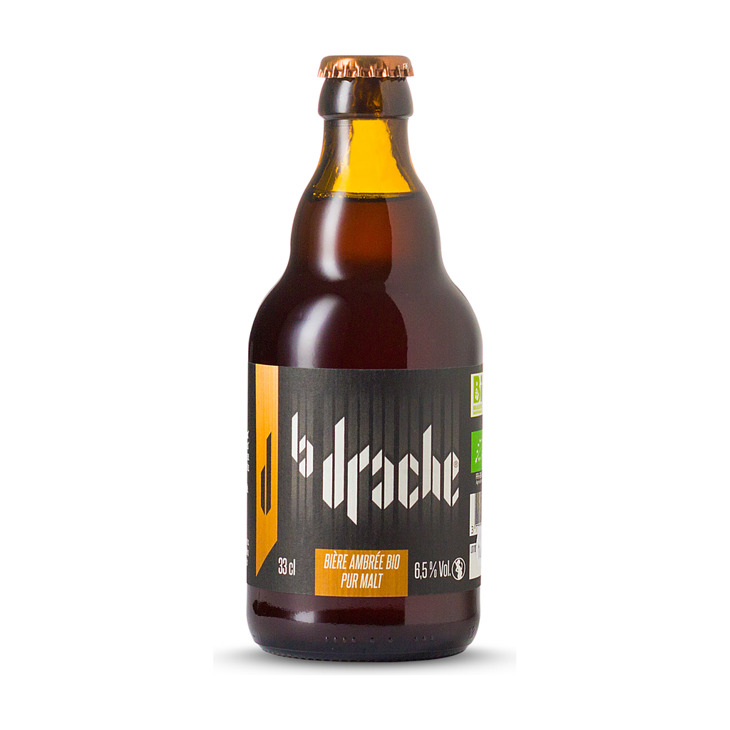 [WB-AMB33] 33cl - La Drache Ambrée - 6,6° bio (réemploi) - Wattbeer