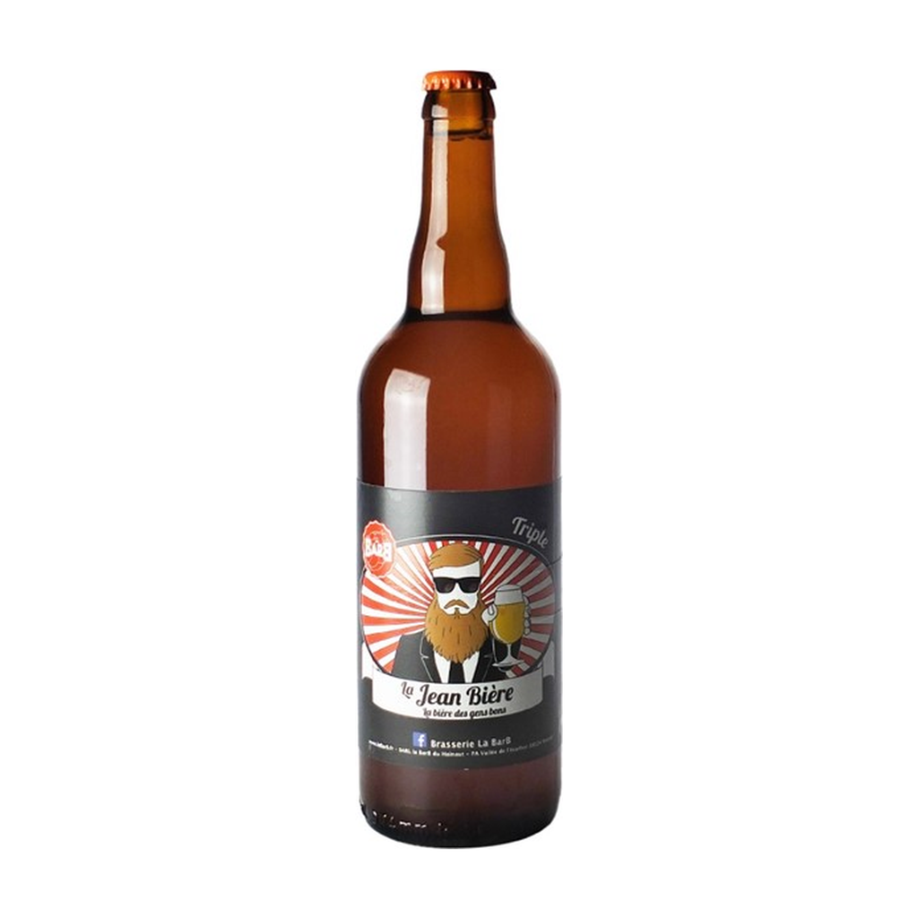 [BH-JEANBIER75] 75cl - Jean Bière Triple - 8° bio (réemploi) - La Barb du Hainaut