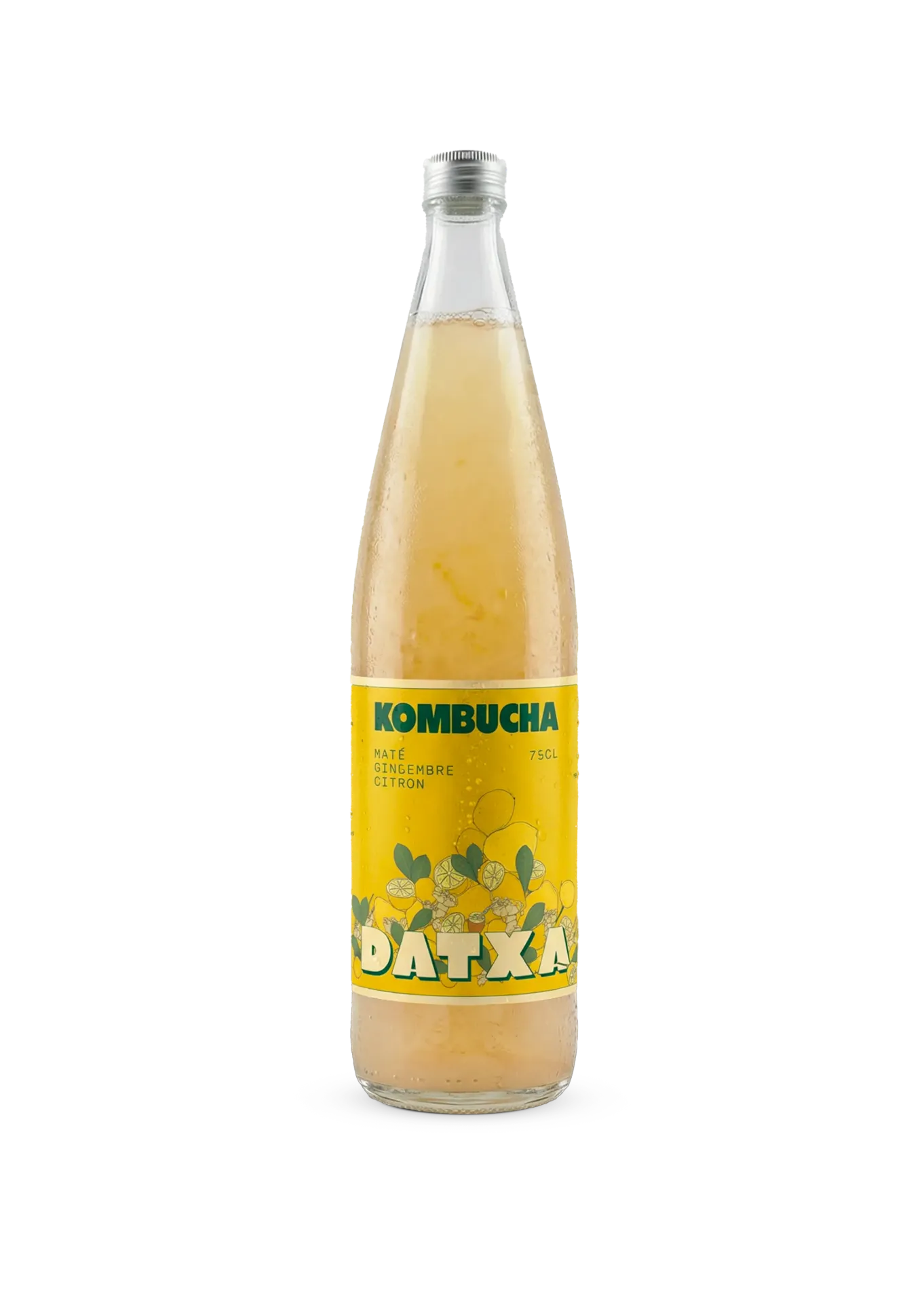 [DX-MG75] 75cl - Kombucha Maté gingembre citron bio - Datxa