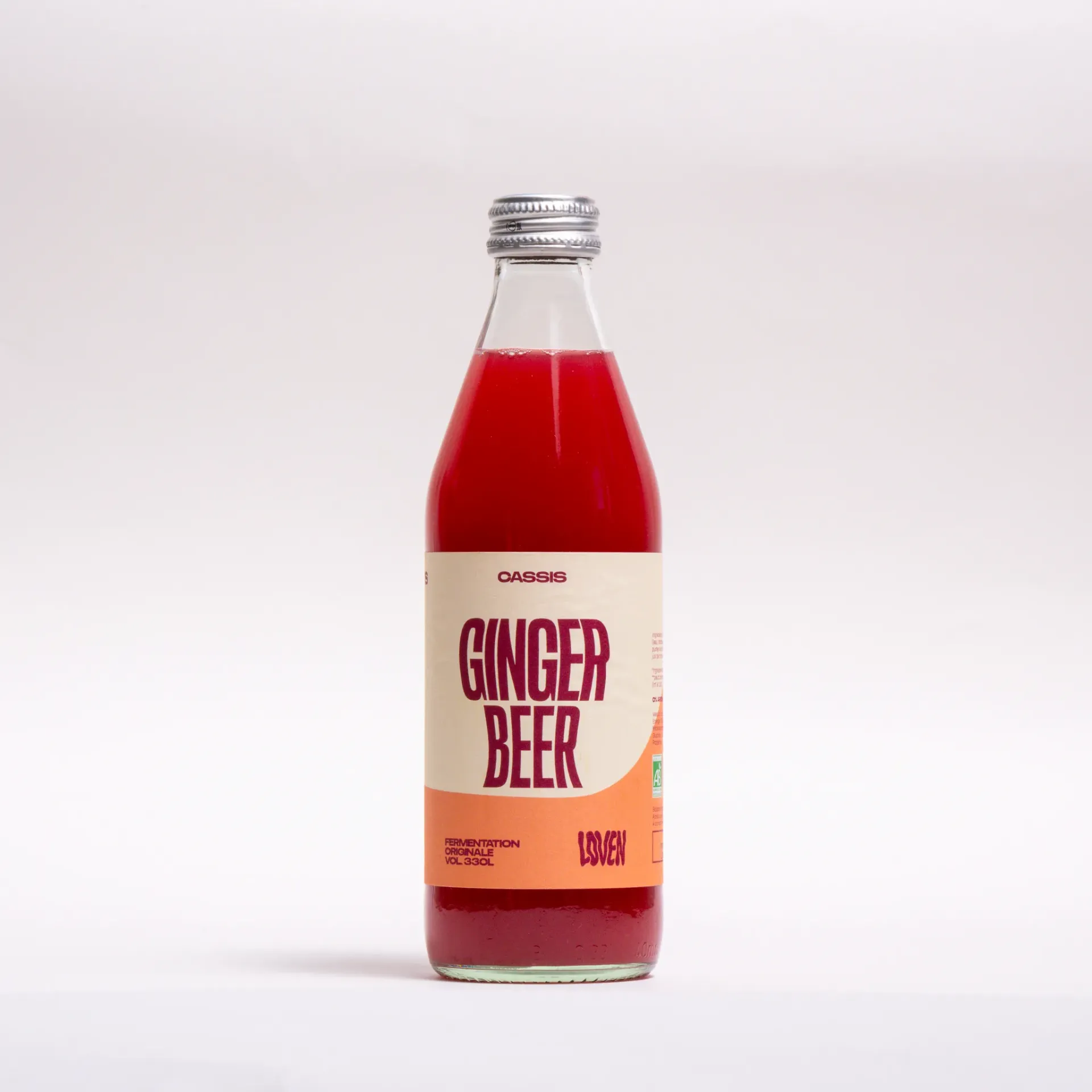 [IN-GBC33] 33cl - Ginger Beer Cassis AMBIANT bio (réemploi) bio - Loven