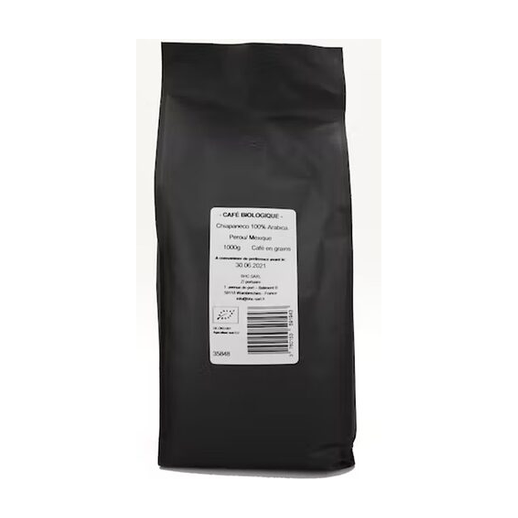 [OD-CHARABG1KG] 1kg - Café 100% arabica grain bio - Chiapaneco