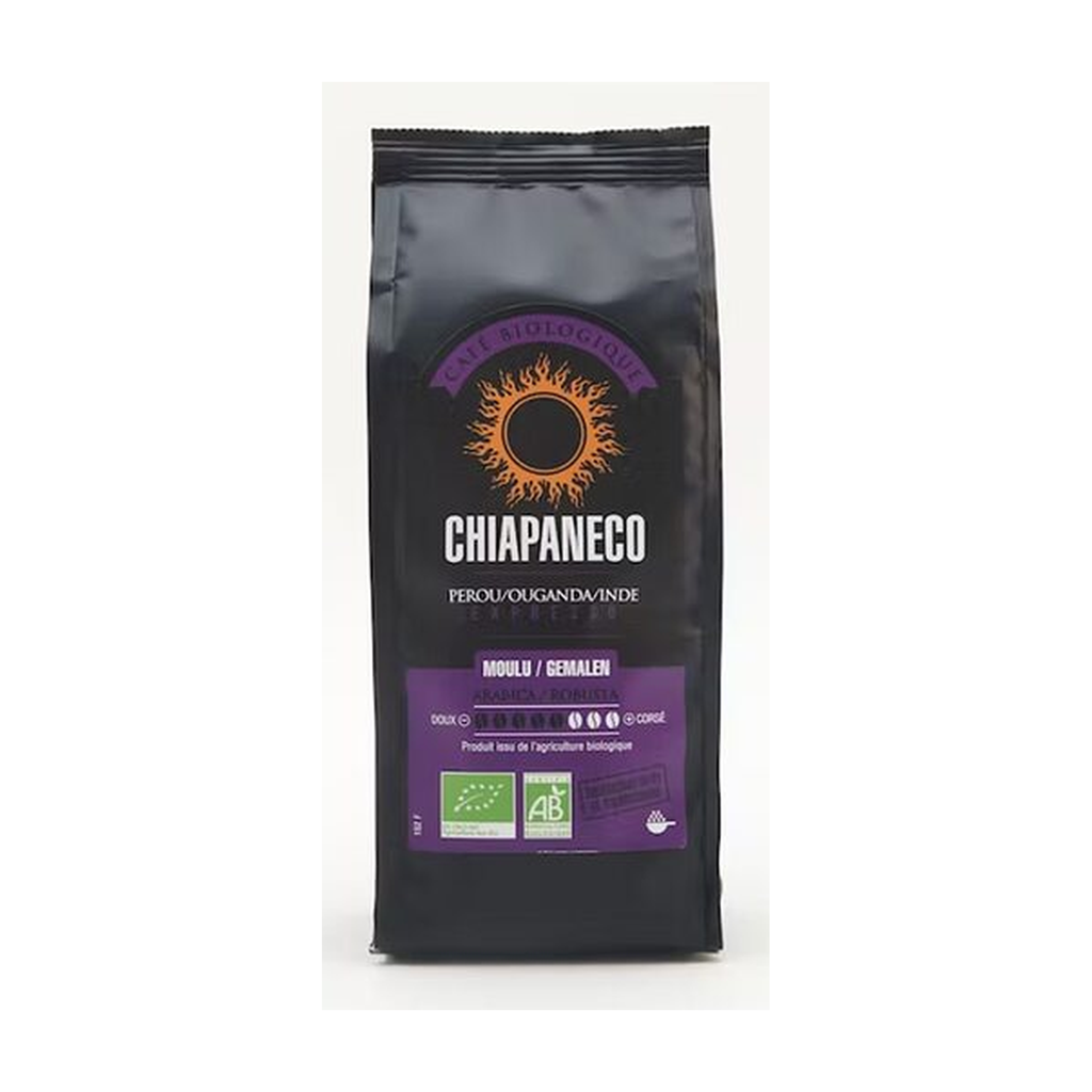 [OD-CHEXPRM250G] 250g - Café Expresso Arabica/robusta moulu bio - Chiapaneco