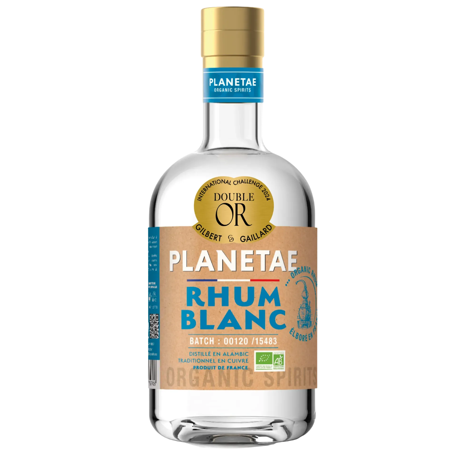 [AL-1653] 70cl - Rhum Blanc bio - Planetae