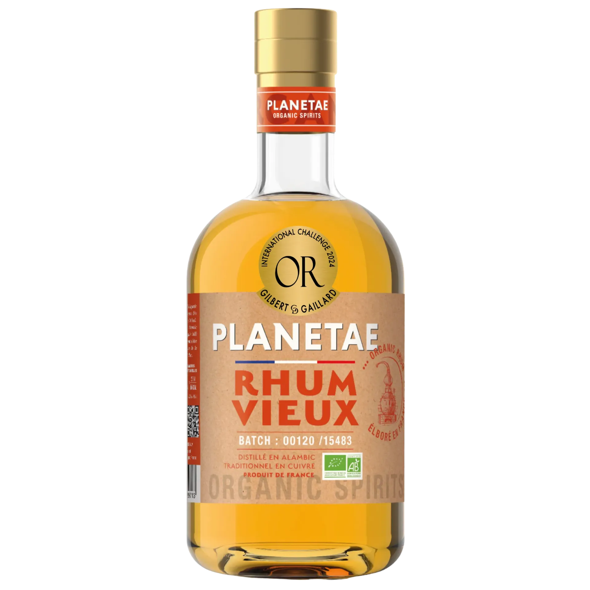 [AL-1654] 70cl - Rhume Vieux bio - Planetae