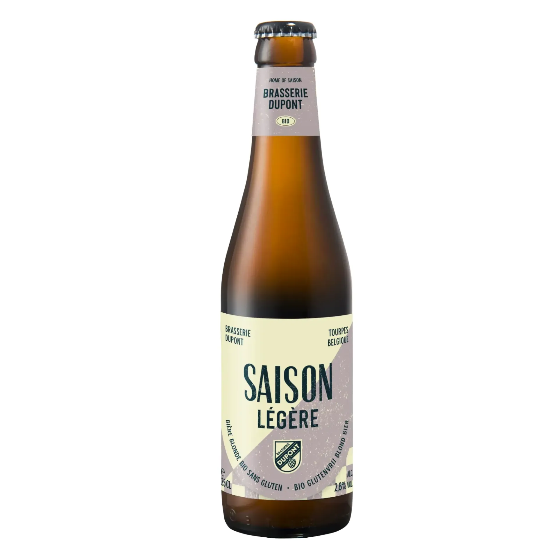 [DU-23892] 25cl - Saison Légère - Blonde sans gluten 2,8° bio (consigné) - Brasserie Dupont