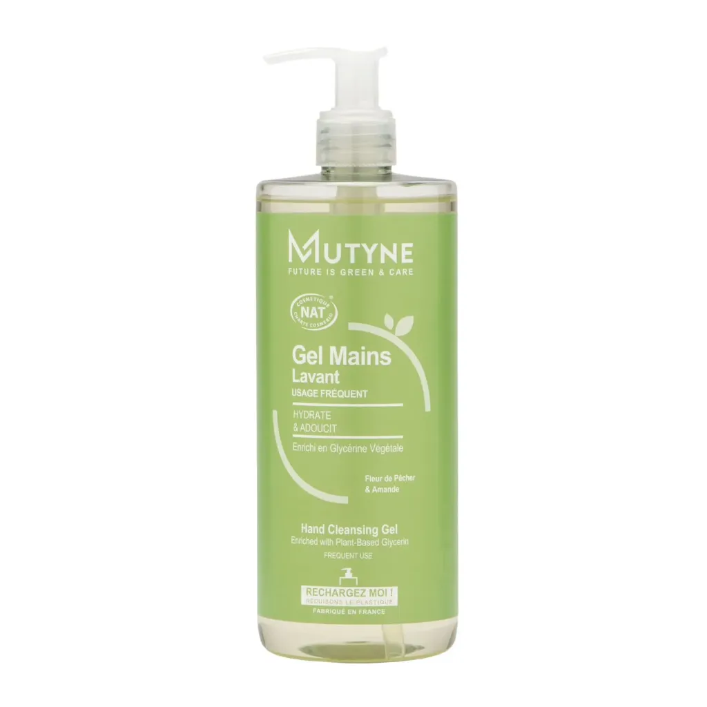 [MUTGM001] 500ml - Gel Lavant Mains Fleur de Pêcher & Amande - Mutyne