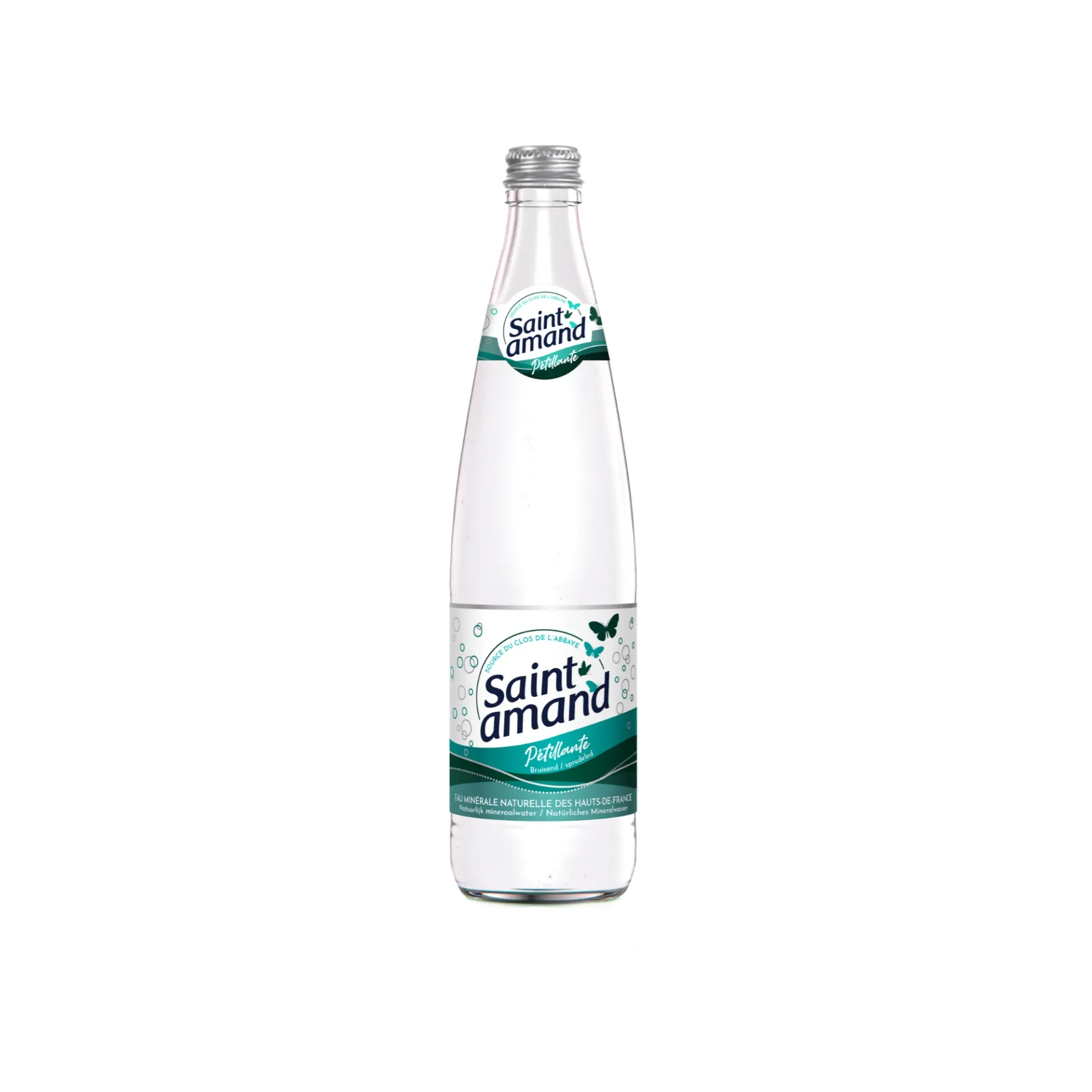 50cl - Eau pétillante (verre consigné) - Saint Amand