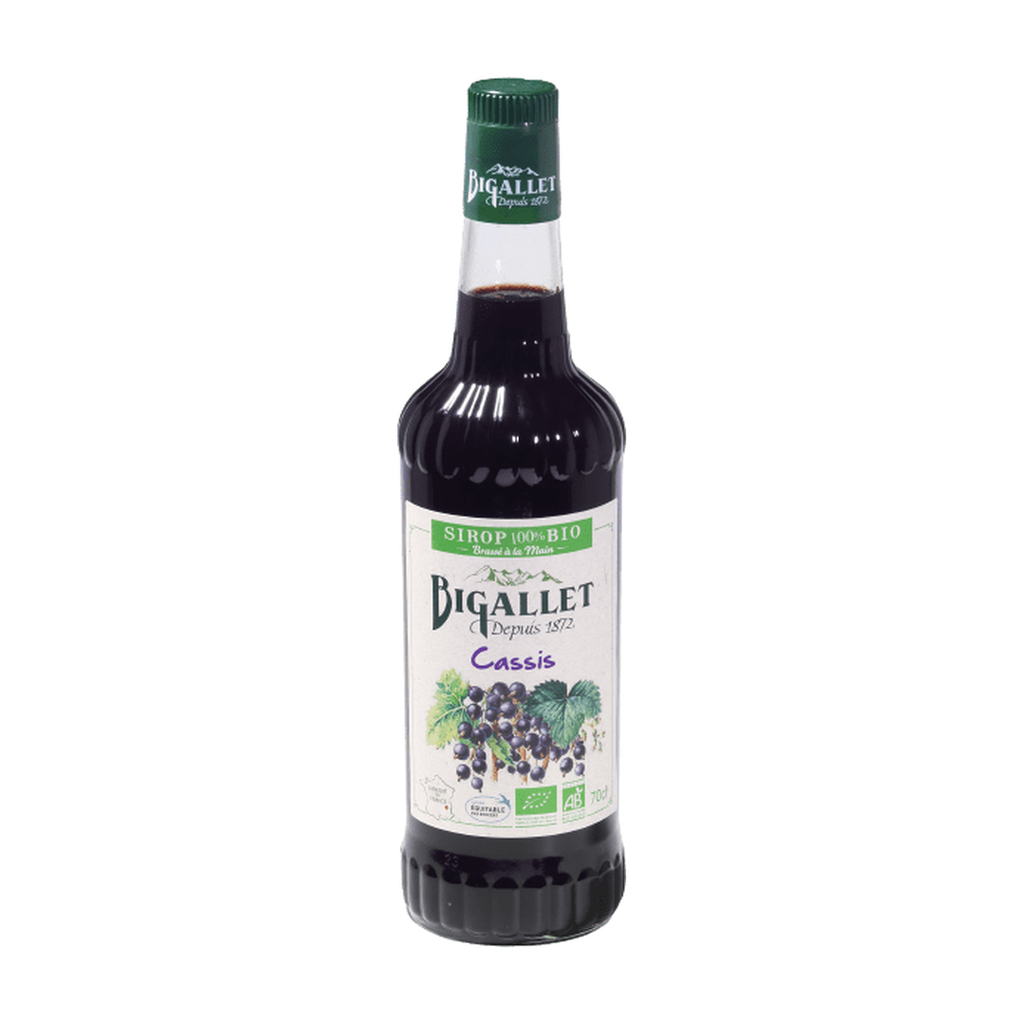 [BT-SIR-CASS70] 70cl - Sirop de cassis bio (réemploi) - Bigallet