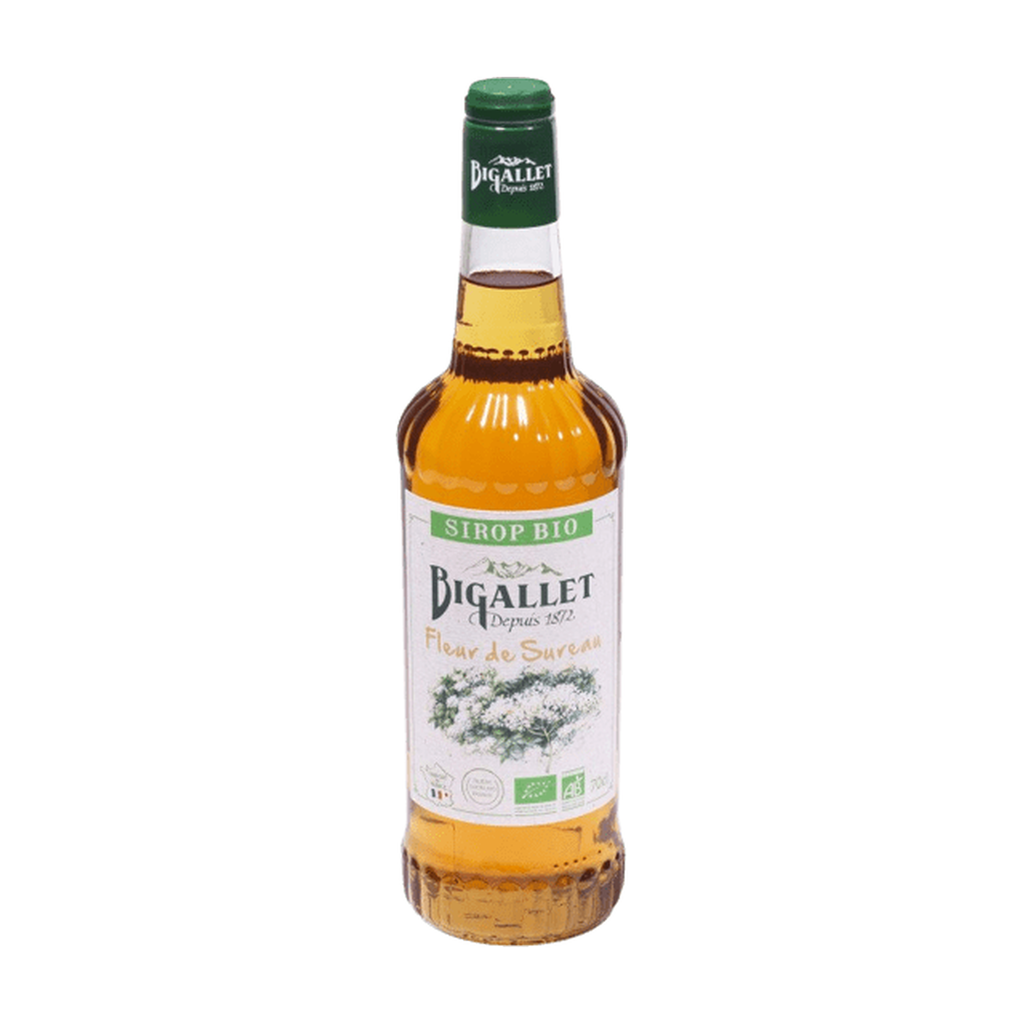 [BT-SIR-FLSU70] 70cl - Sirop de fleur de sureau bio (réemploi) - Bigallet