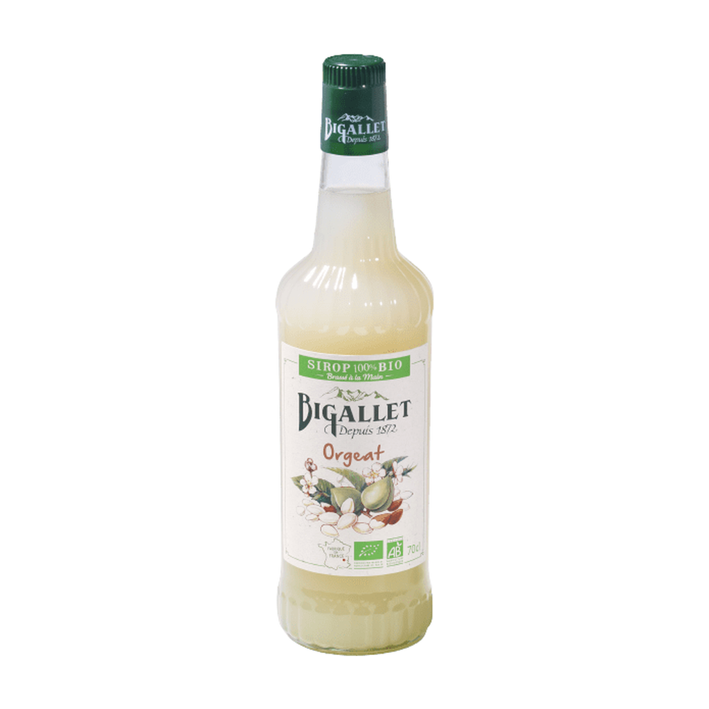 [BT-SIR-ORG70] 70cl - Sirop d'orgeat bio (réemploi) - Bigallet