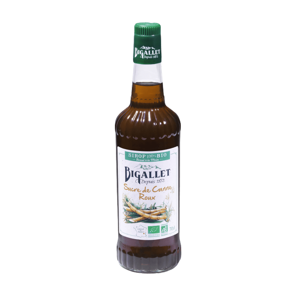 [BT-SIR-CANNE70] 70cl - Sirop de sucre de canne roux bio (réemploi) - Bigallet