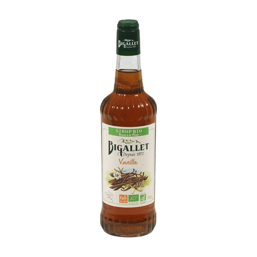 [BT-SIR-VAN70] 70cl - Sirop de vanille bio (réemploi) - Bigallet