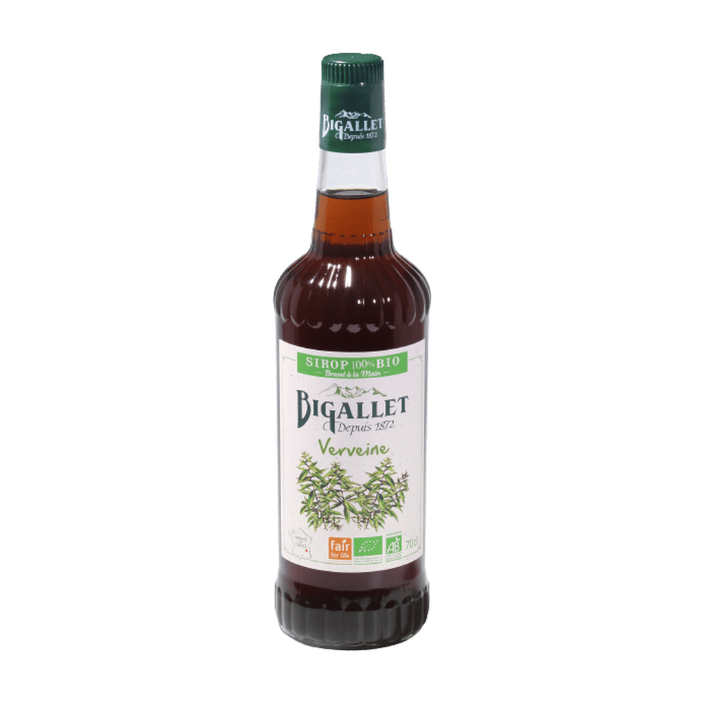 [BT-SIR-VERV70] 70cl - Sirop de verveine bio (réemploi) - Bigallet