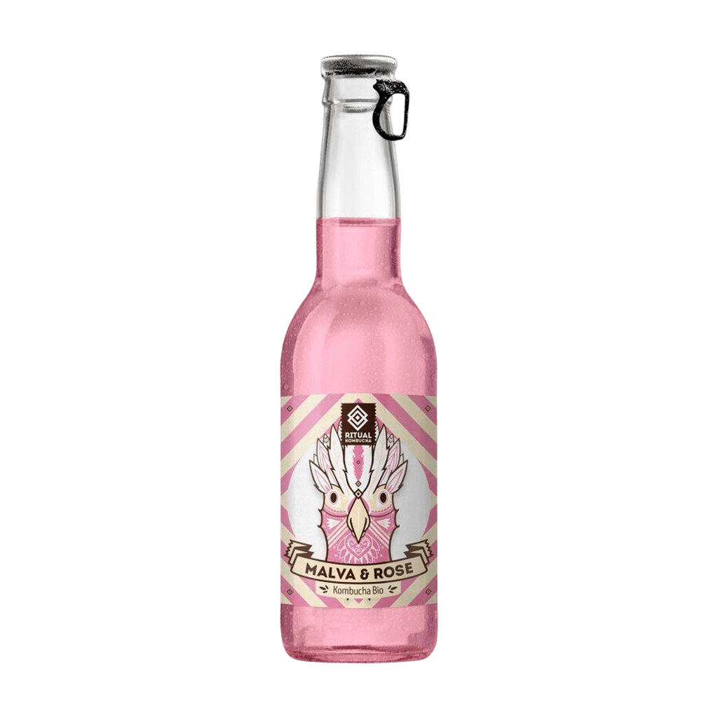 [BB-KOMMR33] 33cl - Kombucha Malva Rose bio - R Kombucha