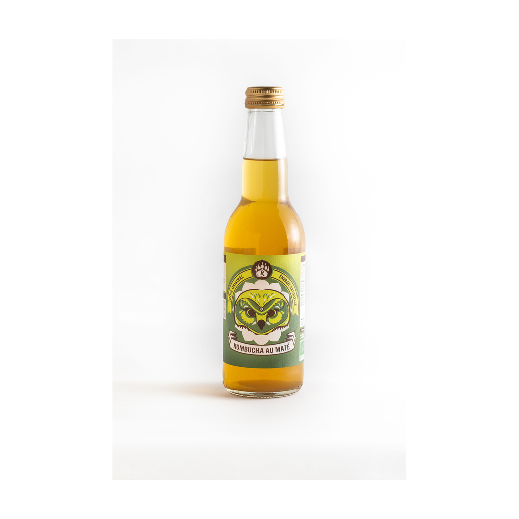 [BB-MATE33] 33cl - Kombucha Maté Vert bio (ambiant) - R Kombucha
