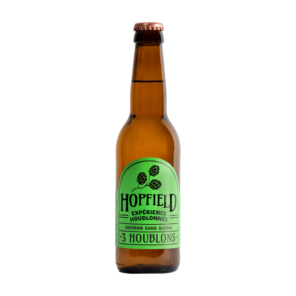 [BB-HOP3A33] 33cl - Kombucha houblonné 3 Houblons bio (ambiant) - Hopfield