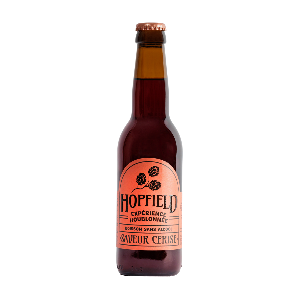[BB-HOPCE33] 33cl - Kombucha houblonné Saveur Cerise bio (ambiant) - Hopfield