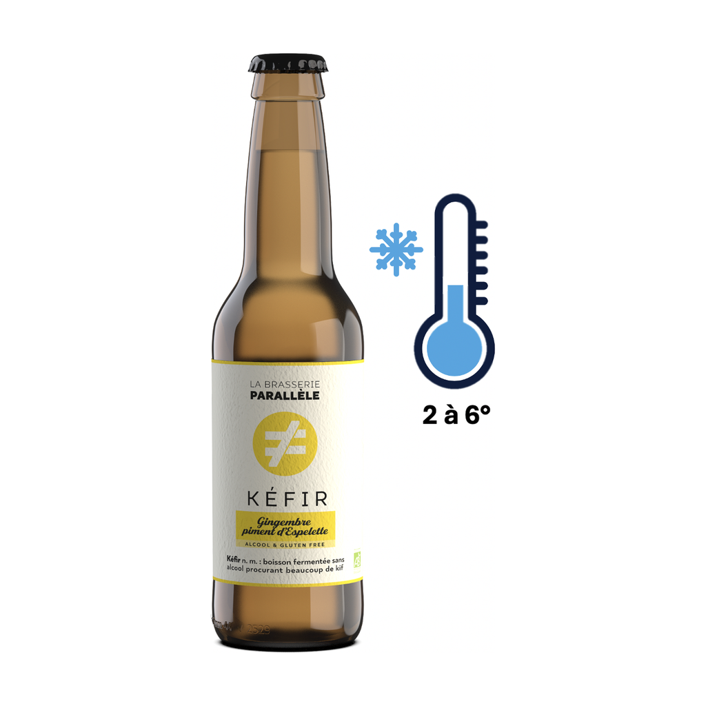 [BP-G2] 33cl - Kéfir de fruits Gingembre-piment d'Espelette bio - La Brasserie Parallèle*