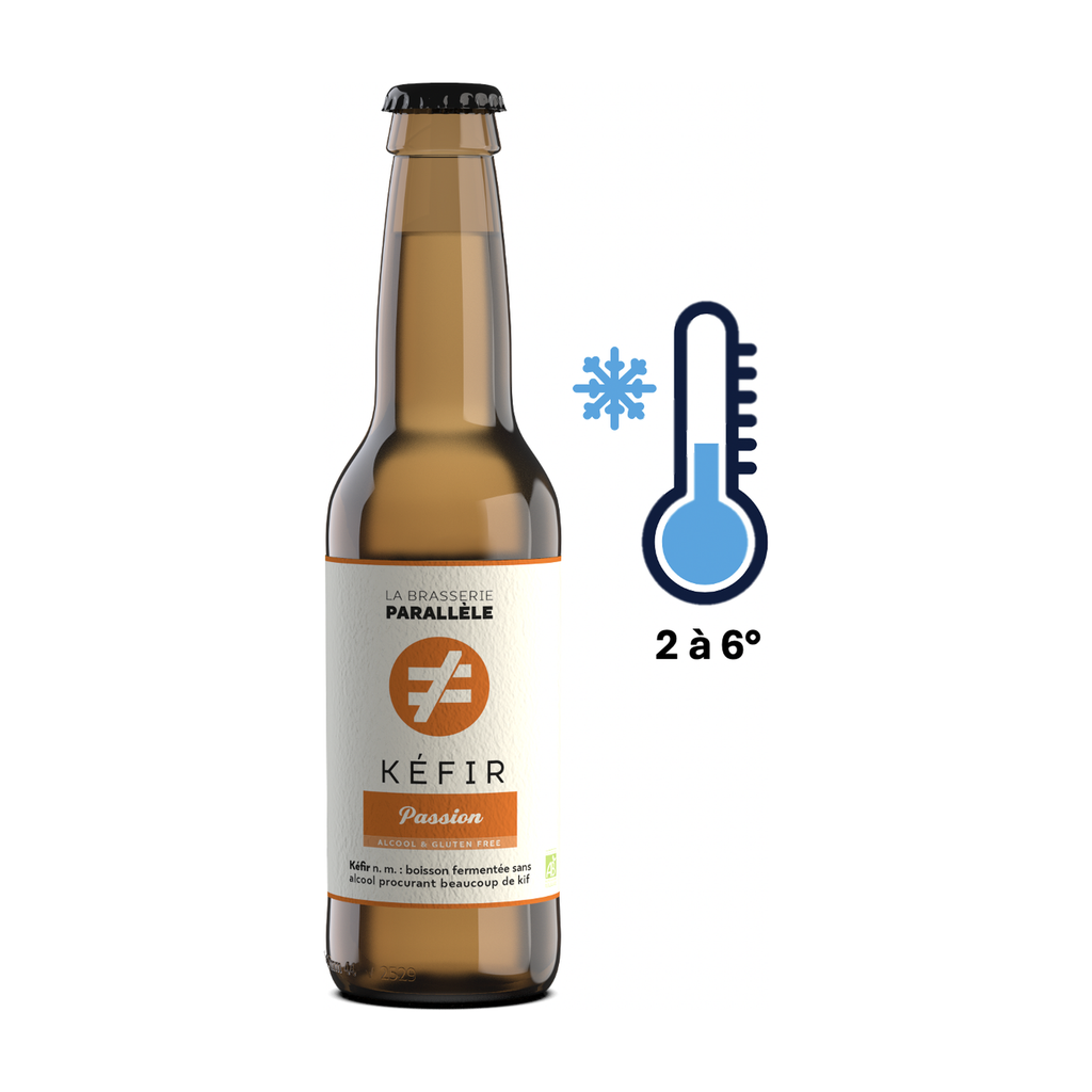 [BP-P3] 33cl - Kéfir de fruits Passion bio - La Brasserie Parallèle