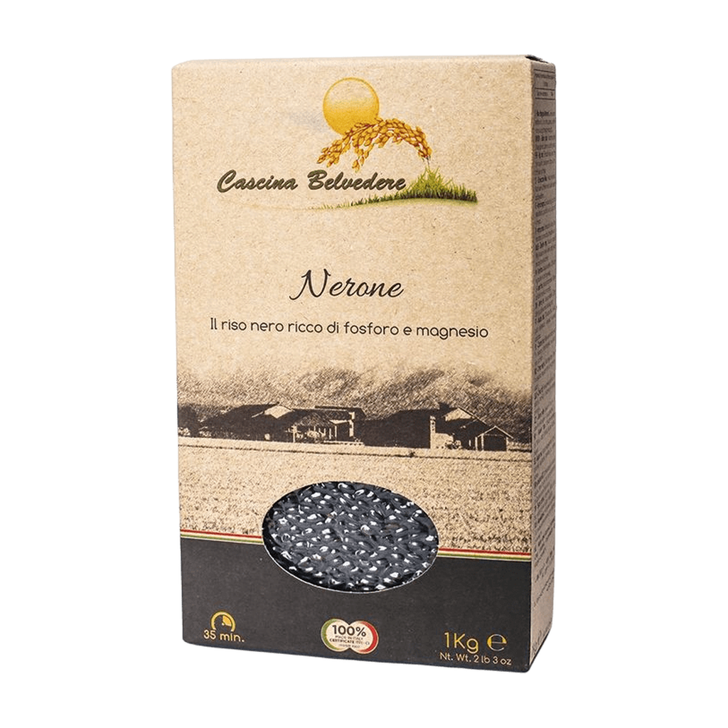 [BE-NERONE1KG] 1kg - Riz noir complet Nerone bio - Cascina Belvedere