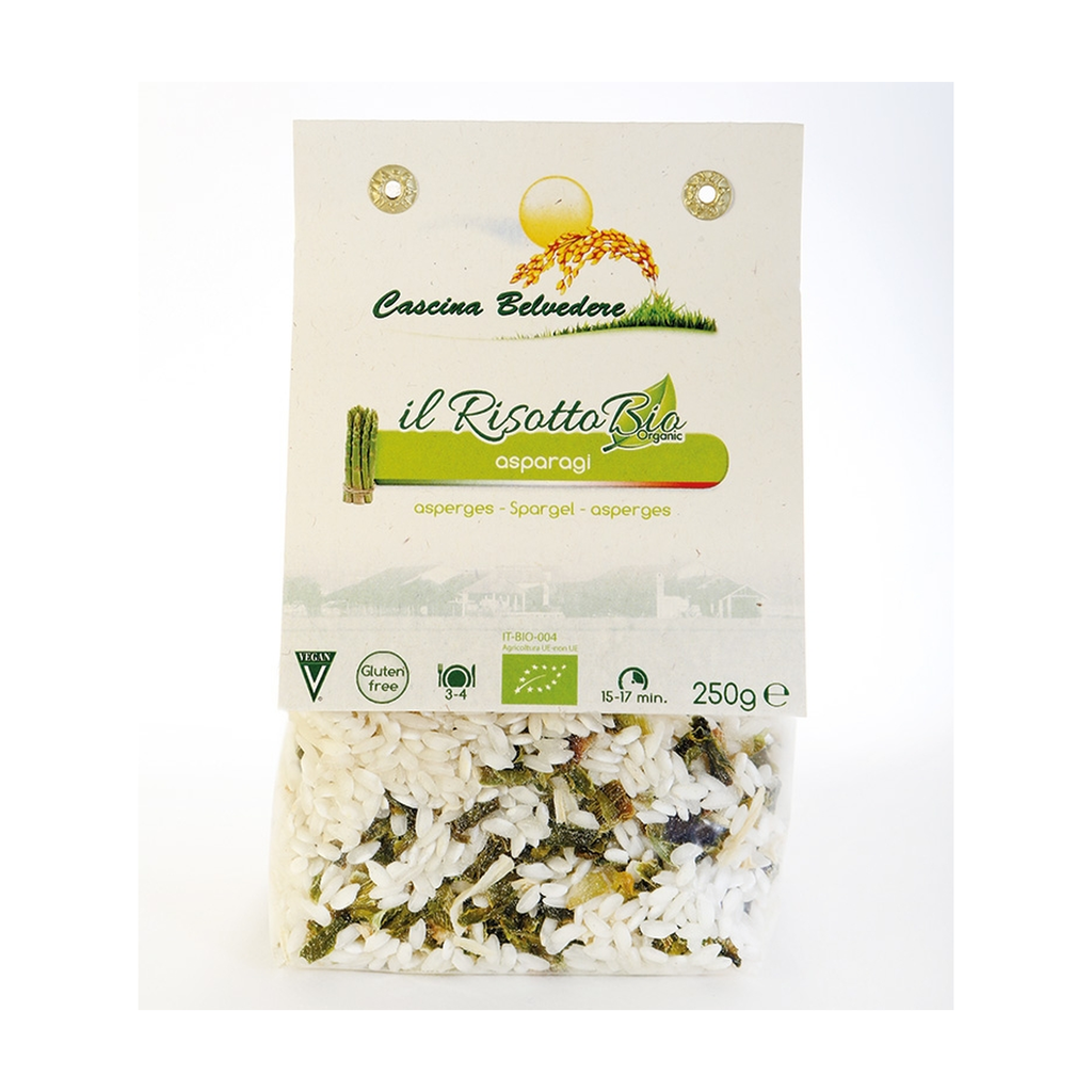 [BE-RIS-ASPERGE250] 250g - Risotto Asperge bio - Cascina Belvedere